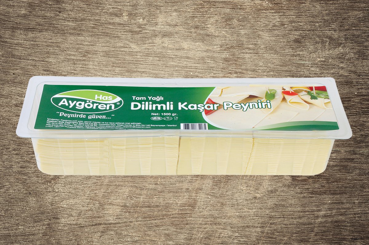 Kaşar Peyniri Dilimli 1500gr