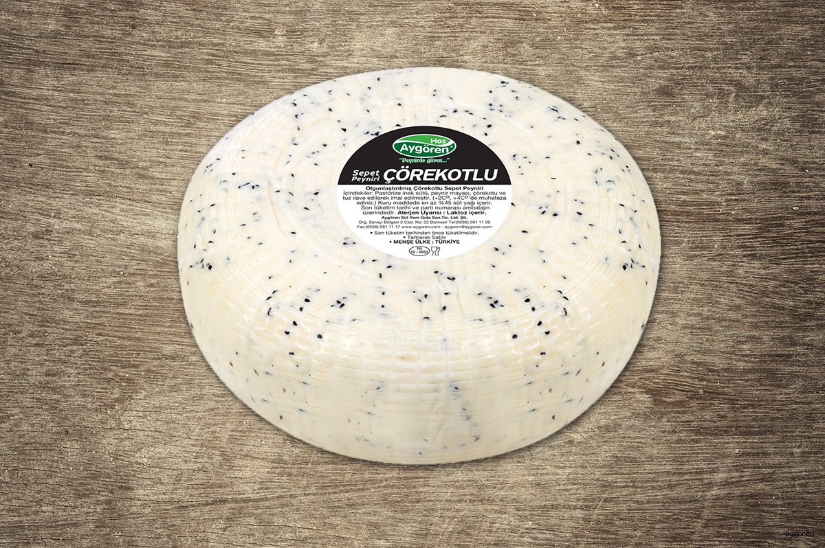 Sepet Peyniri Çörekotlu Teker